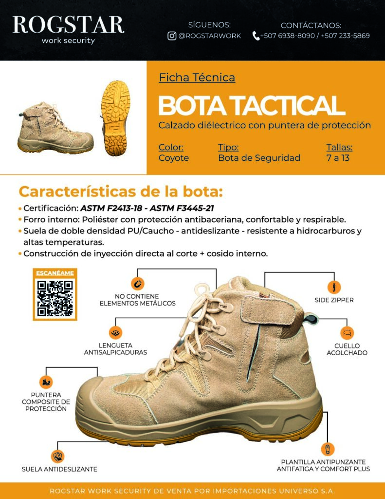 Bota Tactical 7